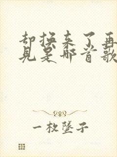 却换来了再也不见是哪首歌的歌词