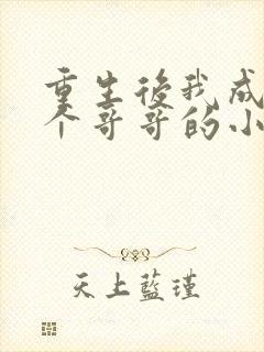 重生后我成了三个哥哥的小娇娇小说