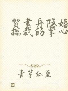 贺聿舟隐婚曝光总裁的掌心宠逃婚了哪里更