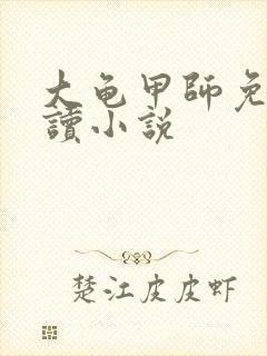 大龟甲师免费阅读小说