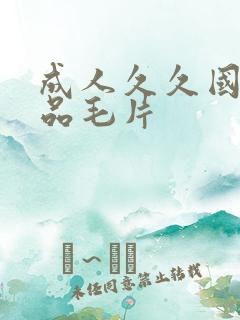 成人久久国产精品毛片