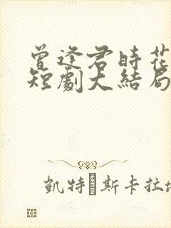 曾逢君时花照眼短剧大结局