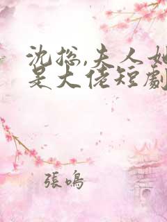 沈总,夫人她也是大佬短剧全集