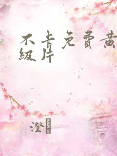 不卡免费黄色一级片