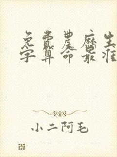 免费农历生辰八字算命最准