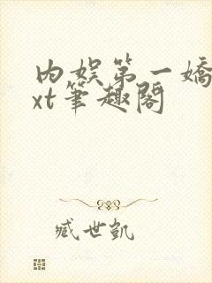 内娱第一娇妻txt笔趣阁