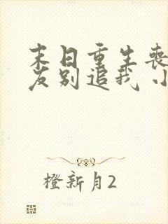 末日重生丧尸男友别追我 小说完整免费