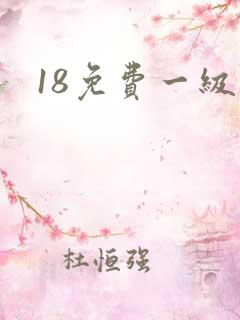 18免费一级片