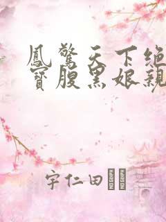 凤惊天下绝世双宝腹黑娘亲全文免费阅读