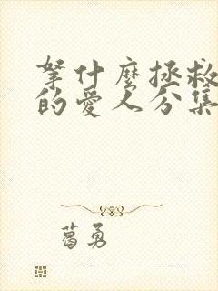 拿什么拯救你我的爱人分集剧情介绍