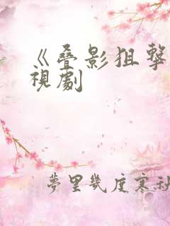 《叠影狙击》电视剧