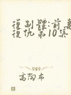 复制体:前妻的复仇第10集