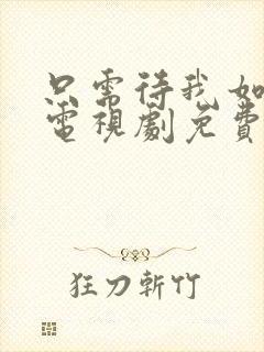 只需待我如初心电视剧免费观看全集