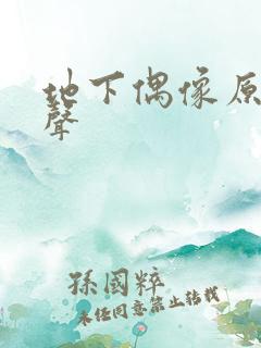 地下偶像原版有声