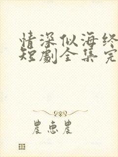 情深似海终成空短剧全集完整版