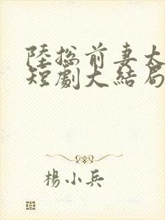 陆总前妻太傲娇短剧大结局