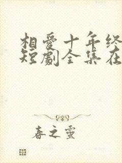 相爱十年终成空短剧全集在线观看