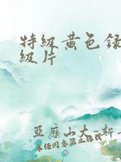 特级黄色录像一级片