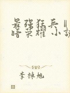 最强狂兵Ⅱ:黑暗荣耀 小说