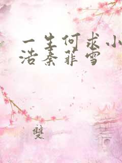 一生何求小说沈浩秦菲雪