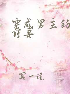 穿成男主的炮灰前妻