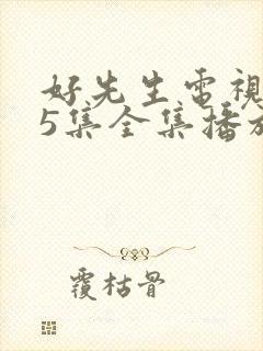 好先生电视剧45集全集播放免费