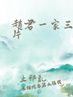 赵君一家三口照片