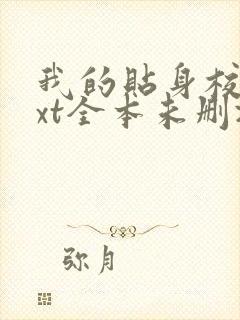 我的贴身校花txt全本未删减下载