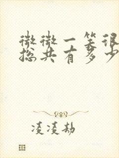 微微一笑很倾城总共有多少集