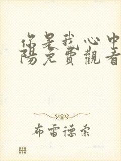 你是我心中的太阳免费观看全集