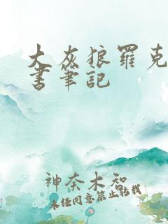 大灰狼罗克传读书笔记