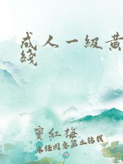 成人一级黄色在线
