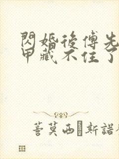 闪婚后傅先生马甲藏不住了短剧免费高清