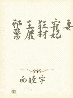 邪王狂宠妻:神医废材妃