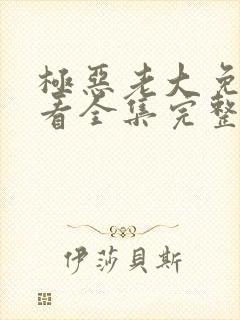 极恶老大免费观看全集完整版在线观看