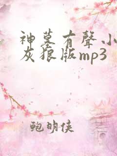 神墓有声小说大灰狼版mp3