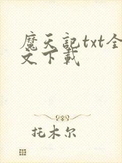 魔天记txt全文下载