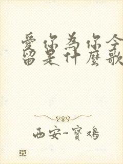 爱你为你今生停留是什么歌