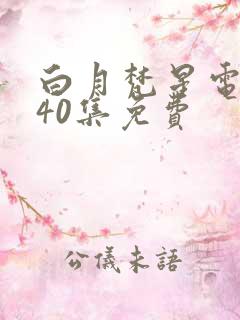 白月梵星电视剧40集免费