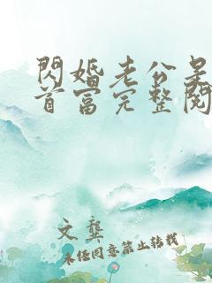 闪婚老公是千亿首富完整阅读