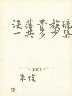 没落贵族琉璃川一共多少集