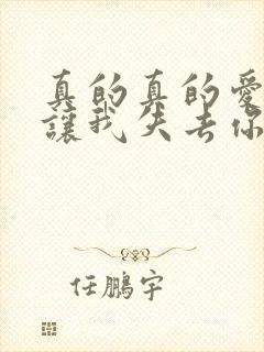 真的真的爱你别让我失去你是什么歌