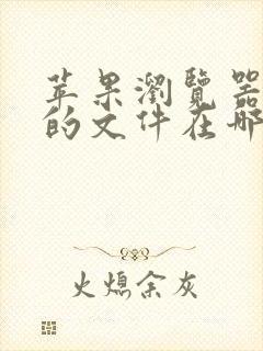 苹果浏览器下载的文件在哪