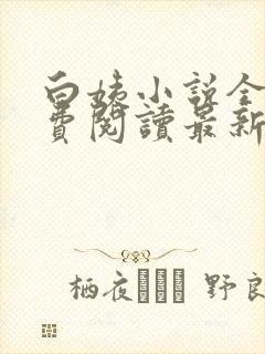 白姨小说全文免费阅读最新章节更新时间