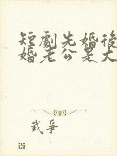 短剧先婚后爱闪婚老公是大佬