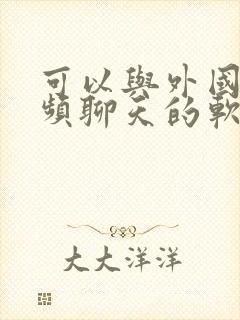 可以与外国人视频聊天的软件