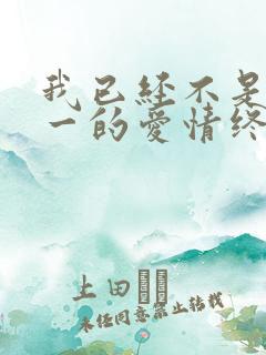 我已经不是你唯一的爱情终点是什么歌