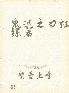 鬼灭之刃柱合训练篇