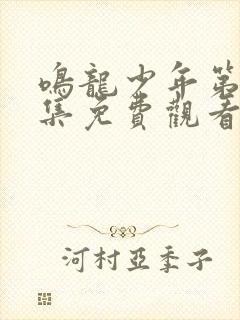 鸣龙少年第24集免费观看