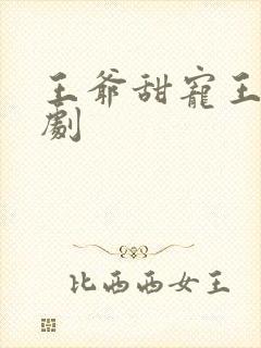 王爷甜宠王妃短剧